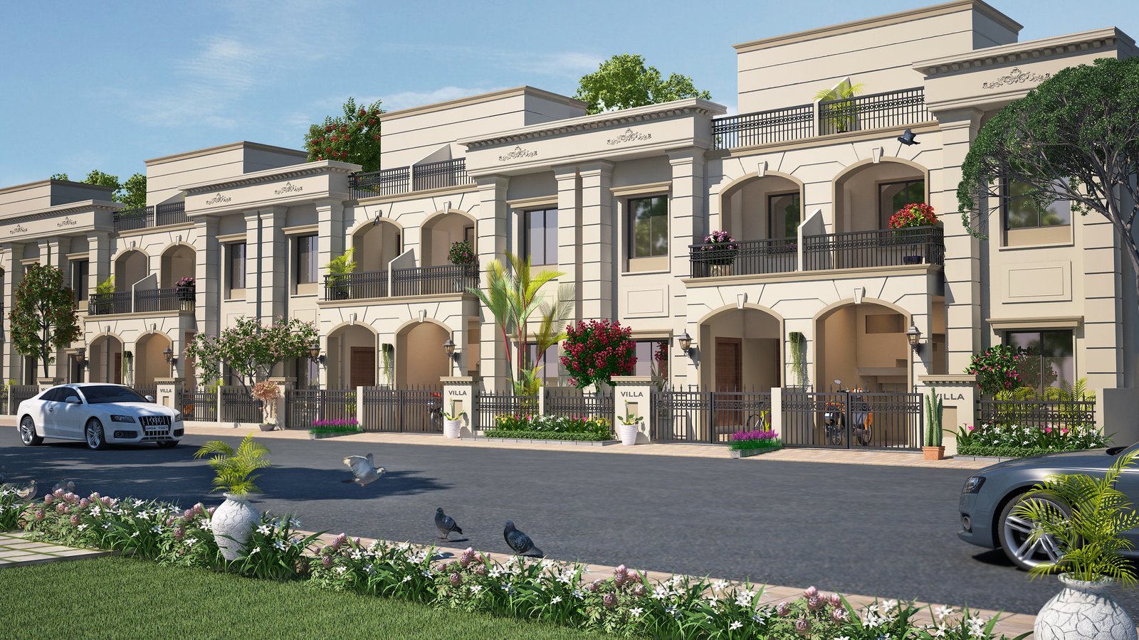 Luxury living, gated community, row houses, premium living experience
